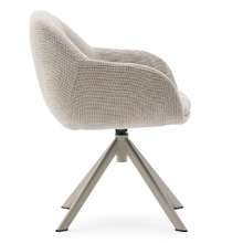 Meriden Chenille Swivel Armchair
